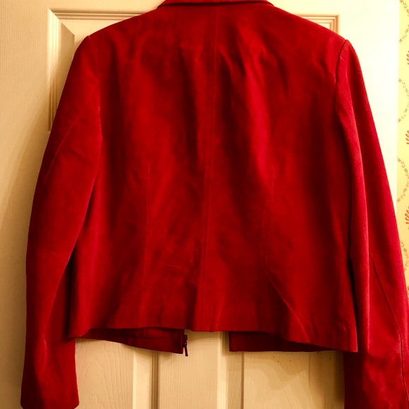 Revue Women’s Red Jacket, 100% leather - Picture 4 of 4